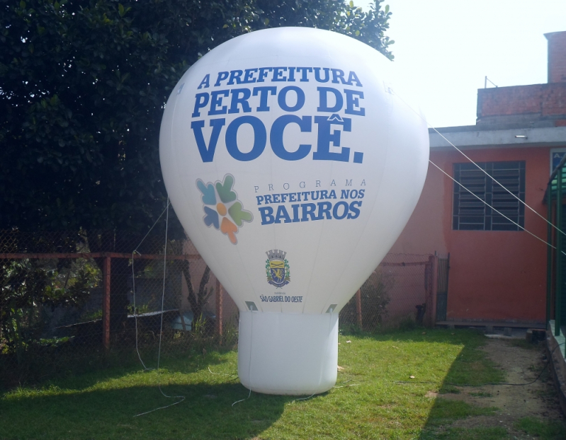 Balão Inflável Propaganda Ribeirão Pires - Balões Infláveis Preço