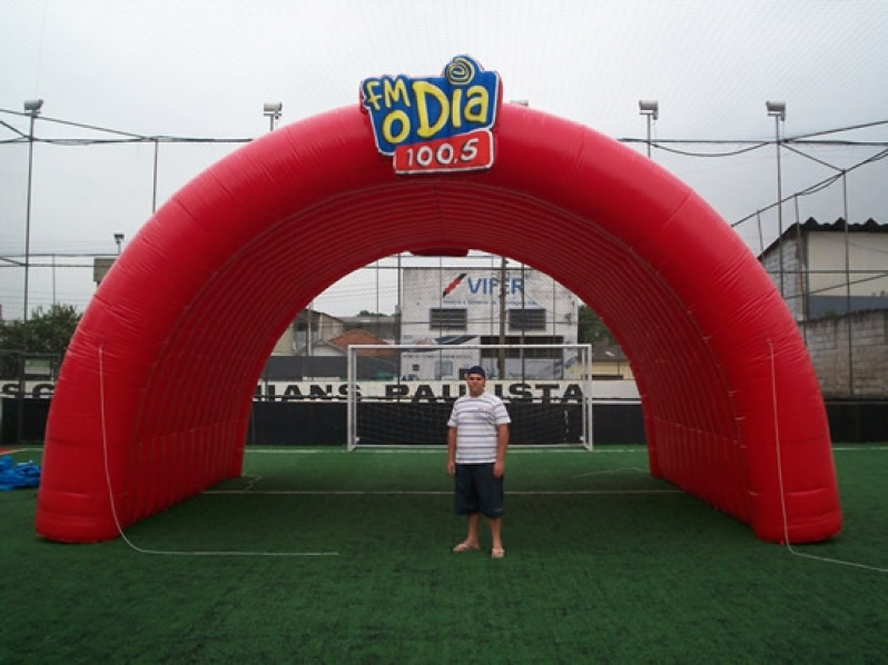 Empresa de Túnel Inflável para Evento Corporativo Parque do Carmo - Túnel Inflável para Feiras Promocionais