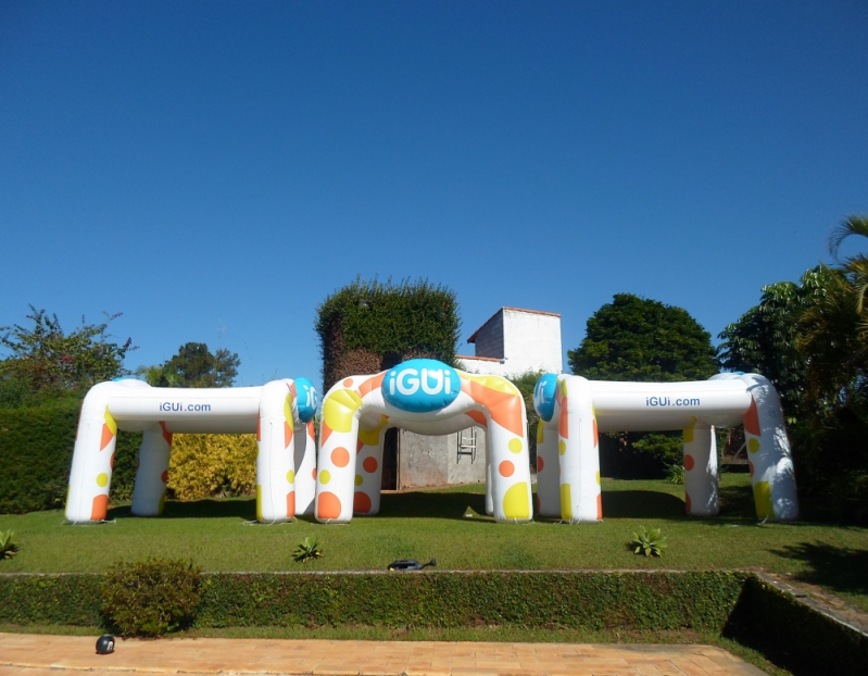 Fábrica de Coberturas Infláveis para Propaganda Rio Branco - Fábrica de Tenda Inflável