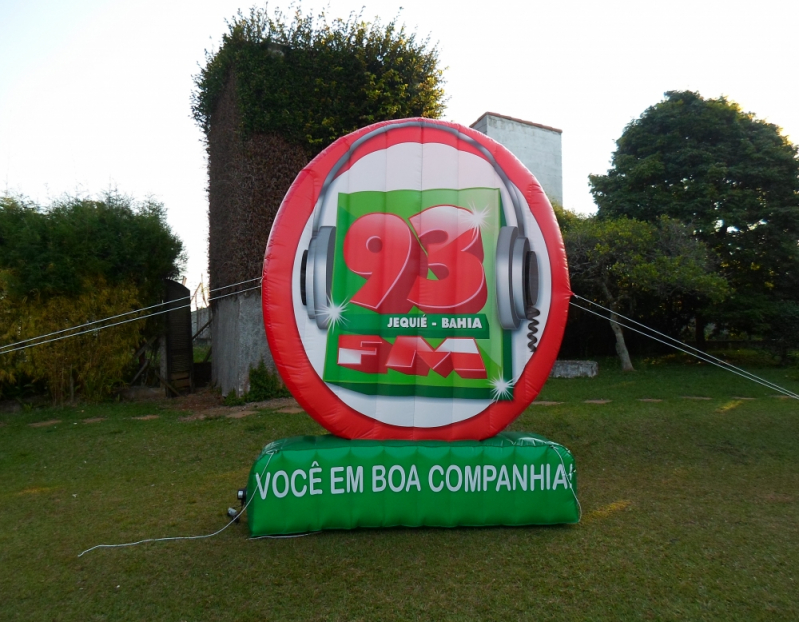 Fábrica de Logotipo Inflável Brás - Fábrica de Coberturas Infláveis