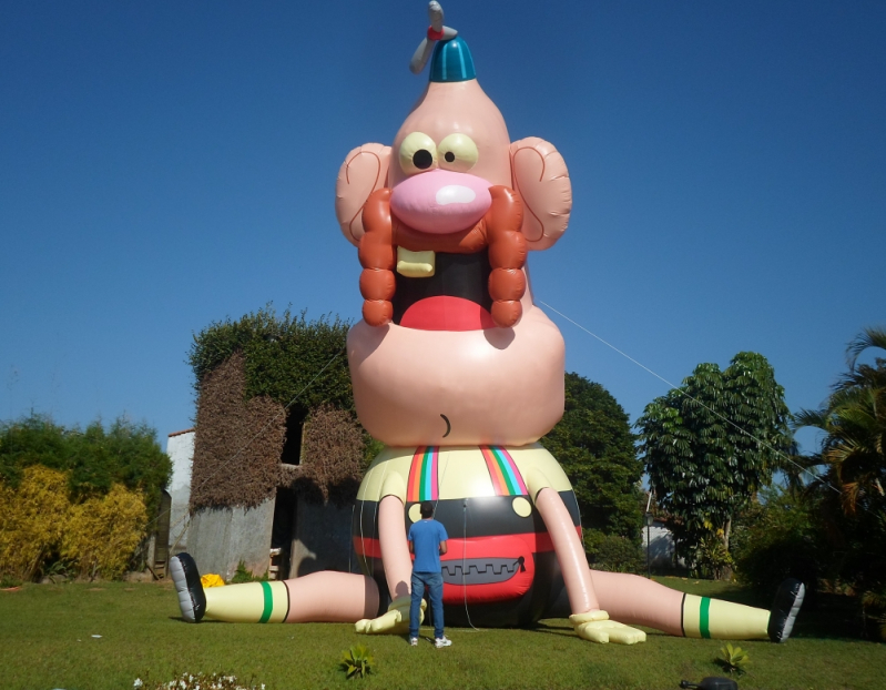 Inflável Gigante para Propaganda Lauzane Paulista - Infláveis Decorativos