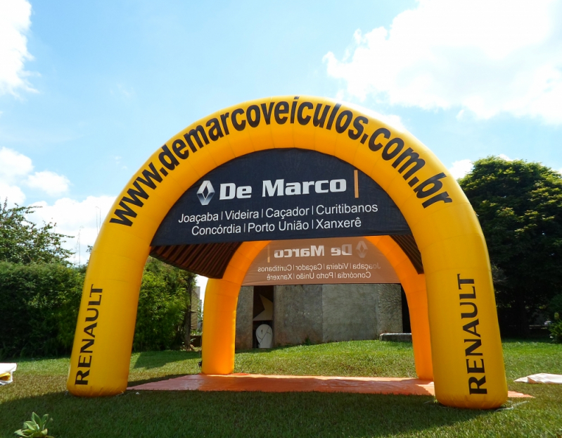 Inflável Promocional para Eventos Goiânia - Inflável Promocional para Evento Corporativo