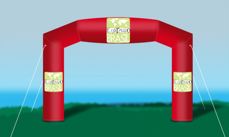Portais Infláveis para Eventos Corporativos para Propaganda São Domingos - Pórtico Inflável