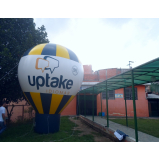 balão inflável personalizado para eventos Santo Amaro