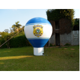 balão inflável roof top para eventos Luz