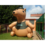 mascote inflável para propaganda Pacaembu